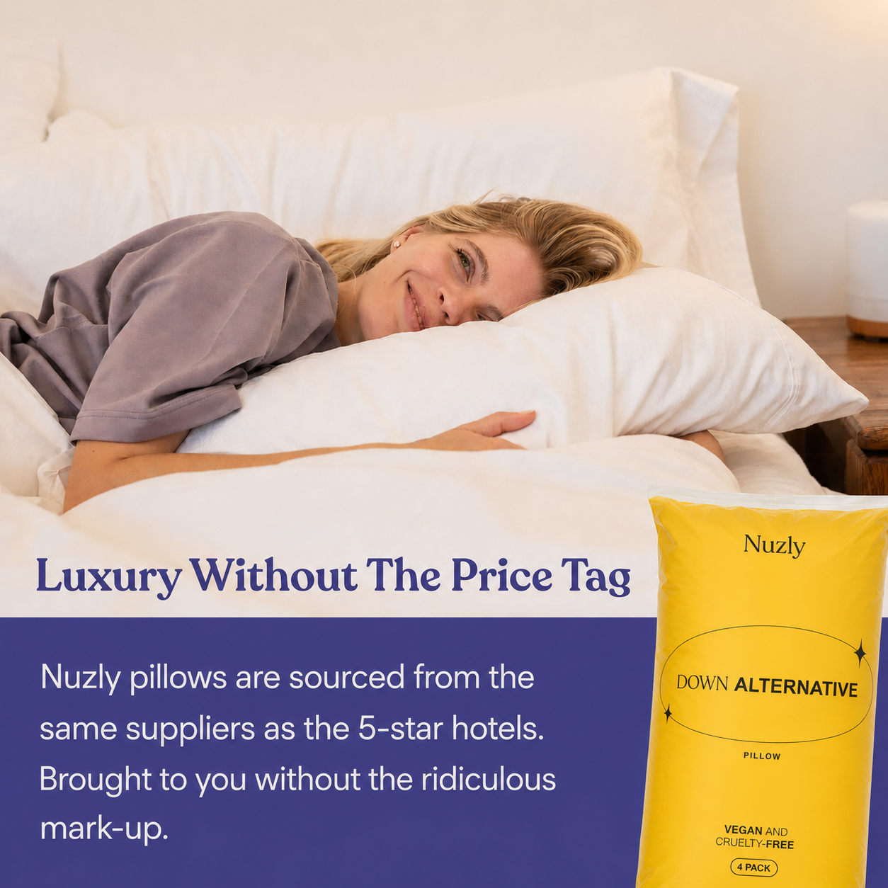 Nuzly™ Luxury Hotel Pillow