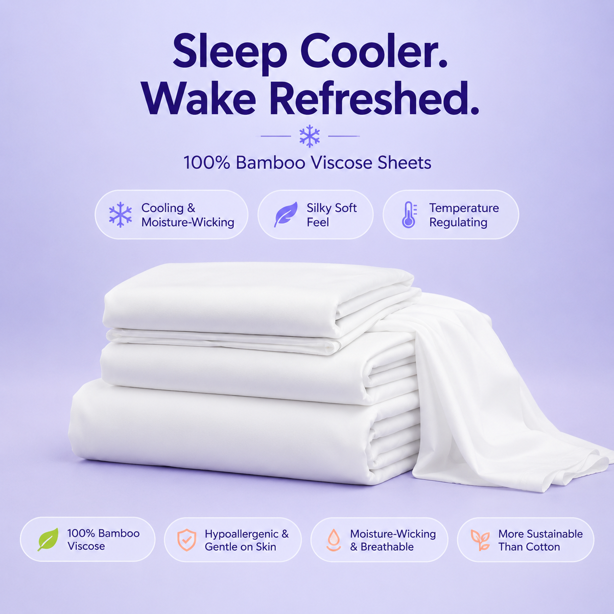 Cooling Bamboo Sheet Set
