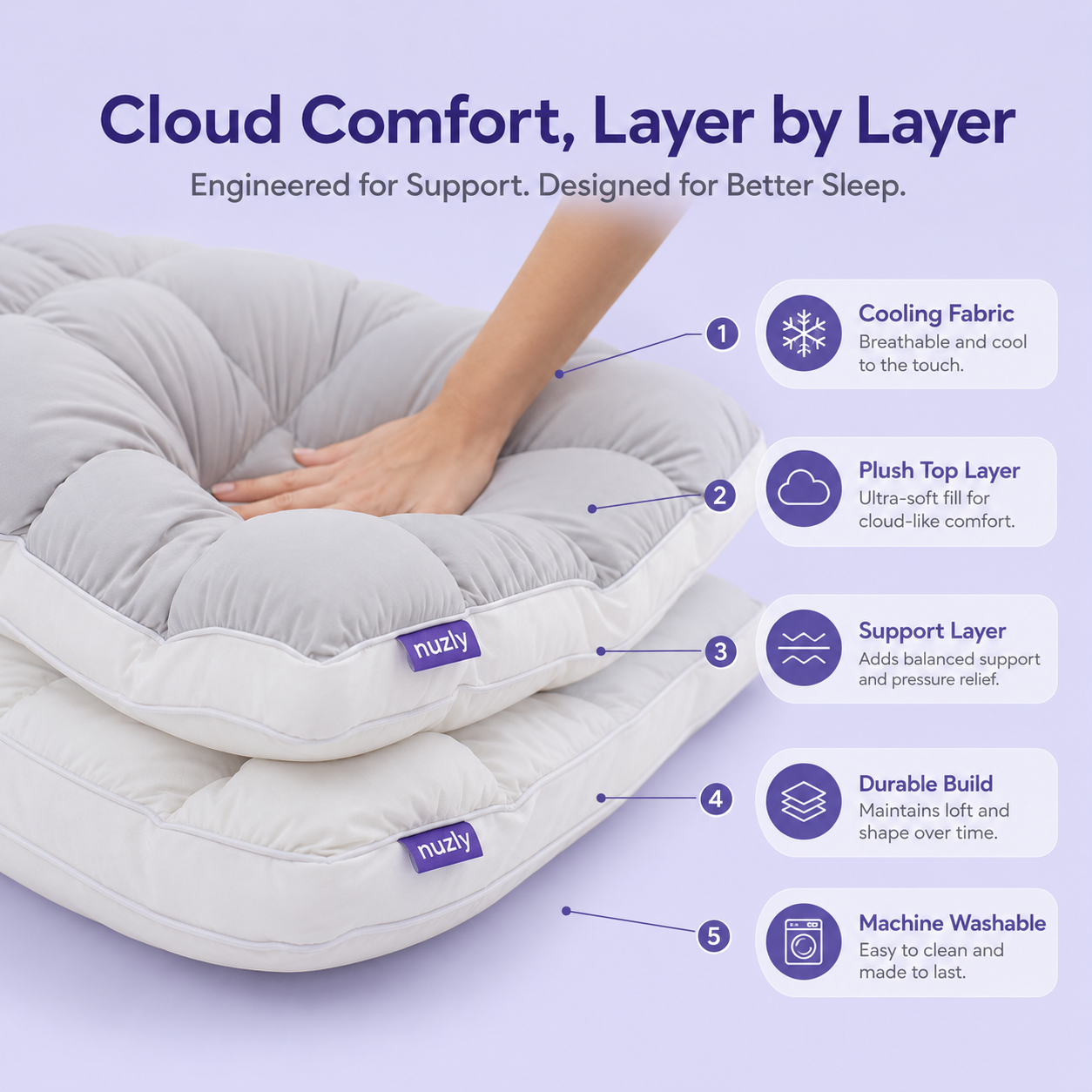 Cloud Soft Comfort Pillow