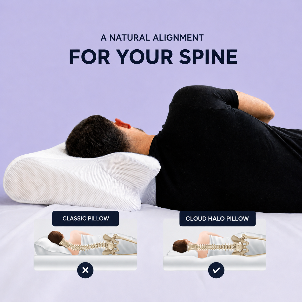 Halo Ergonomic Pillow
