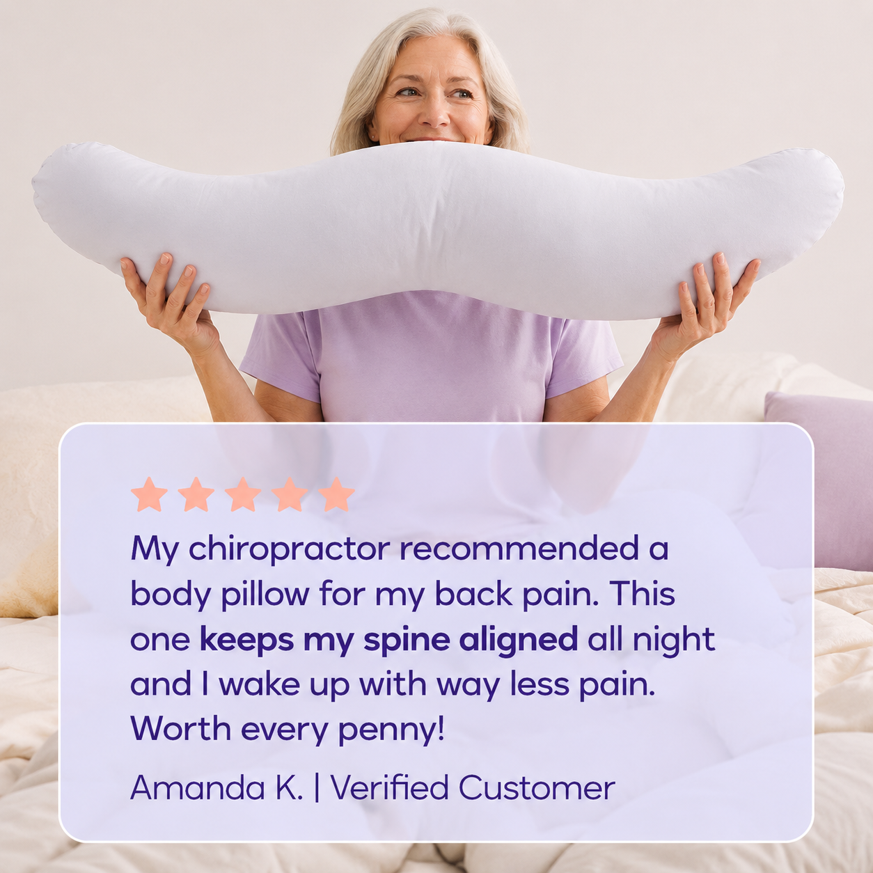 Cloud Hug BodyAlign Pillow